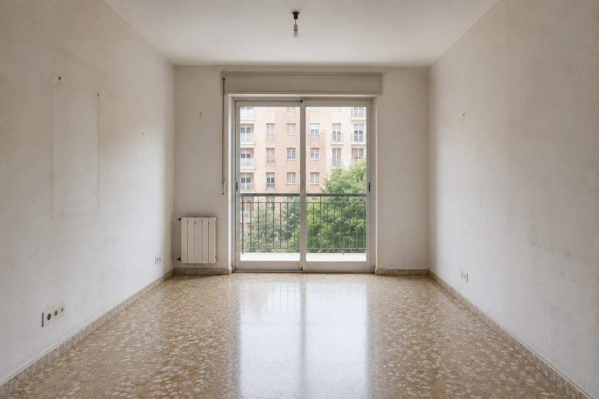 Vivienda mejorada visualmente para su presentación inmobiliaria